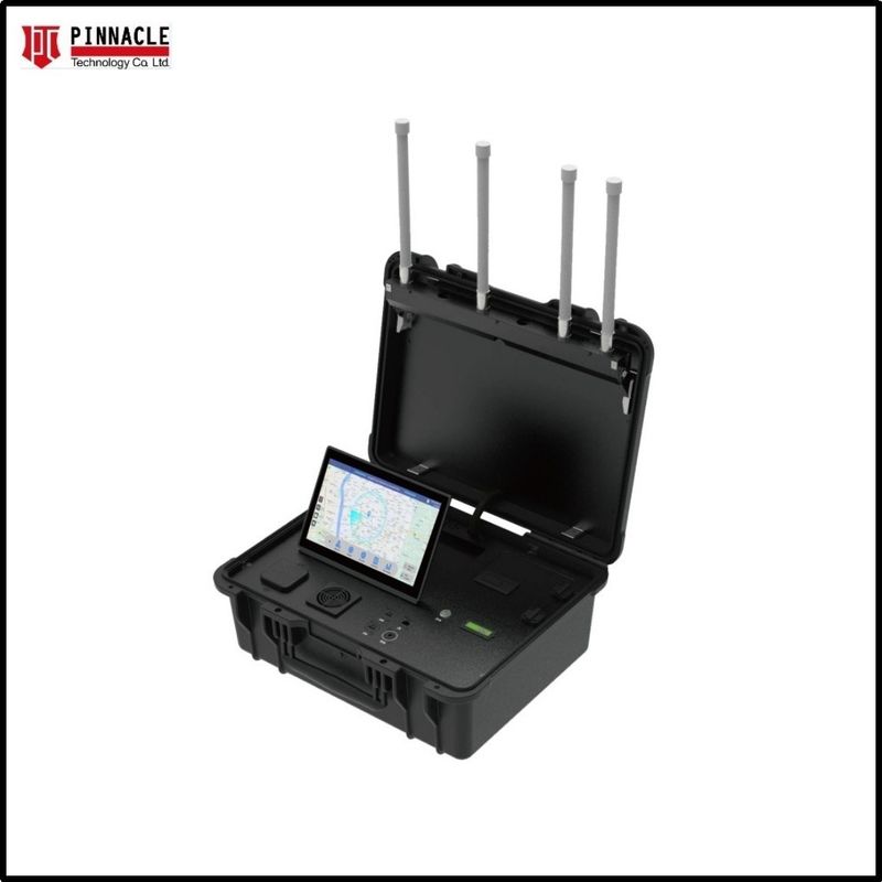 ระบบตรวจจับ Drone พกพา เครื่องตรวจจับ FPV 900MHz 1.2G 2.4G 5.2G 5.8G Custom