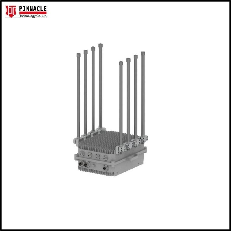 UAS WiFi GPS ระยะไกล FPV เครื่องตรวจจับ Drone Counter Jammer แบบติดตั้งภายนอก