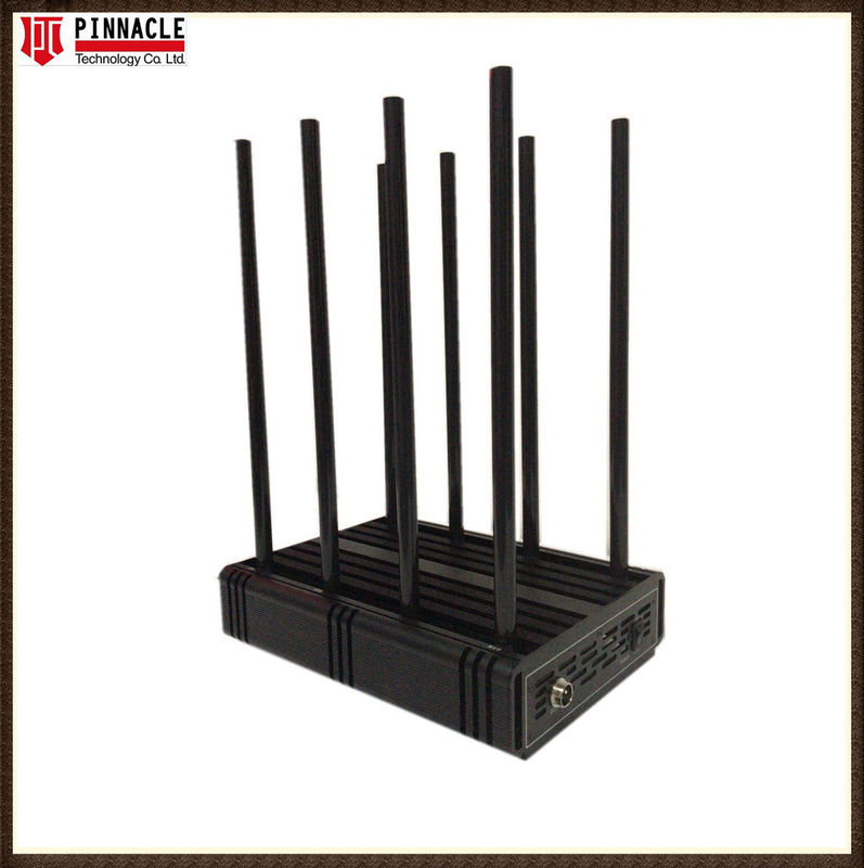 8 แบนด์ Desktop โทรศัพท์มือถือ Blocker อุปกรณ์ Scrambler สําหรับ CDMA GSM 5.8G