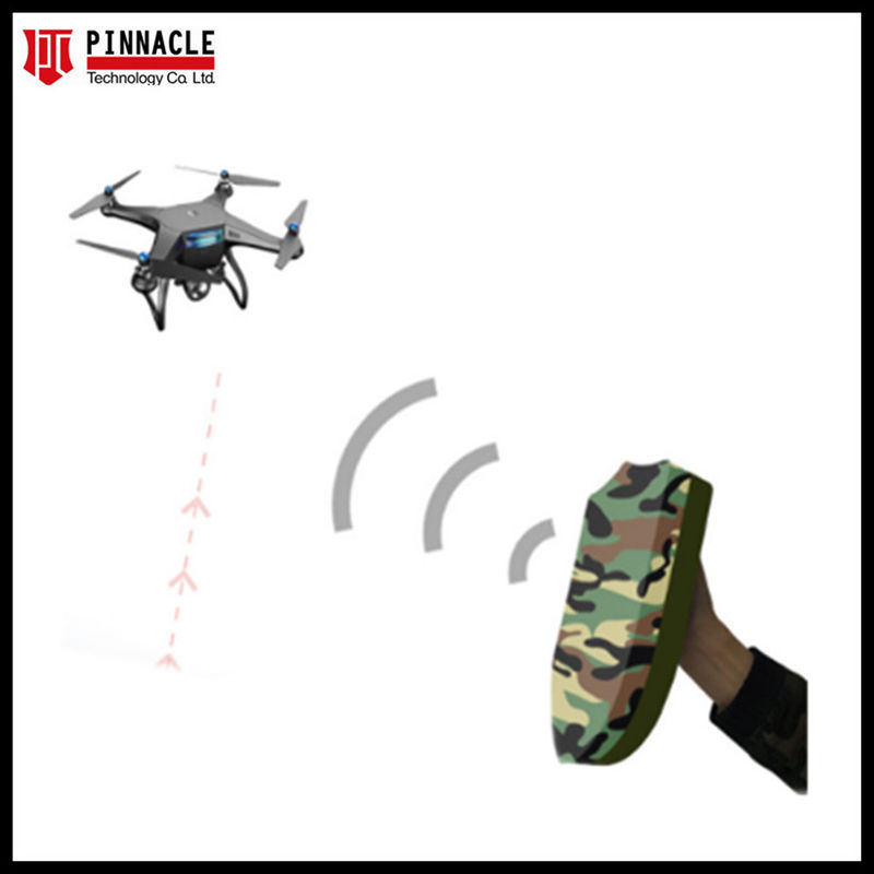 การควบคุมระยะไกล RF Anti Drone Jammer UAV Blocker 2.4G 5.2G รูปแบบโล่มือถือ