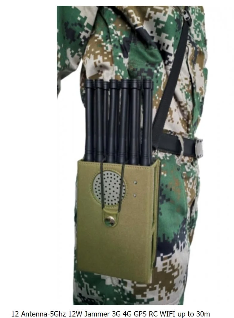12CH มือถือ โทรศัพท์มือถือกองทัพบก จับเสียงเสียง VHF UHF Radio Signal Blocker 2