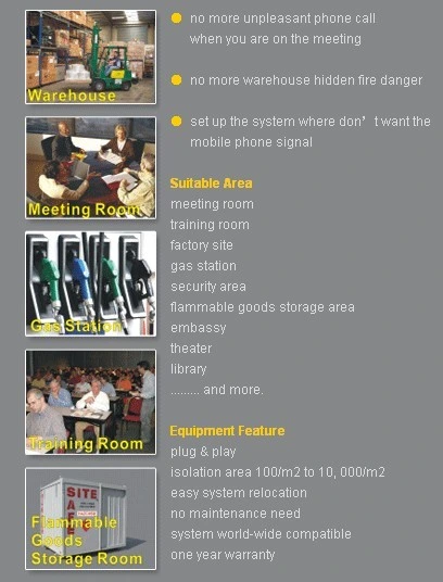 315 433mhz เครื่องยับยั้งสัญญาณมือถือ เครื่องติดตาม GPS เครื่องยับยับ GSM 4G 5G/WiFi 4