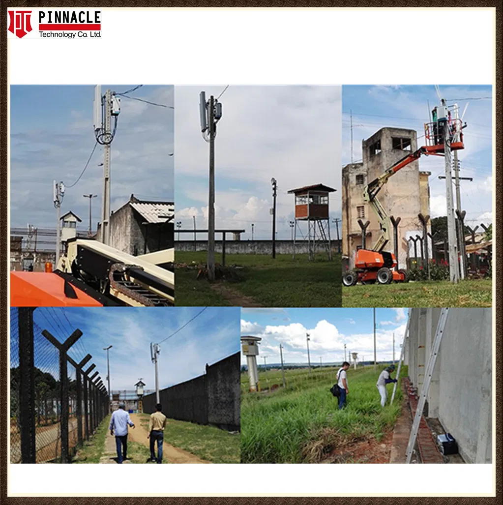พลังงานสูง DDS VHF UHF ระยะไกล Walkie Talkie Jammer 100MHz-500MHz 4