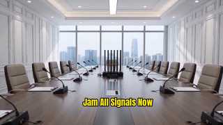 12-Antennna Desktop High Power โทรศัพท์มือถือสัญญาณ WIFI Jammer