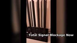 Jammer สัญญาณเดสก์ท็อป 12 เสาอากาศกำลังสูง 270W: ระบบป้องกัน 5G / 4G / WiFi / GPS แบบเต็มแบนด์